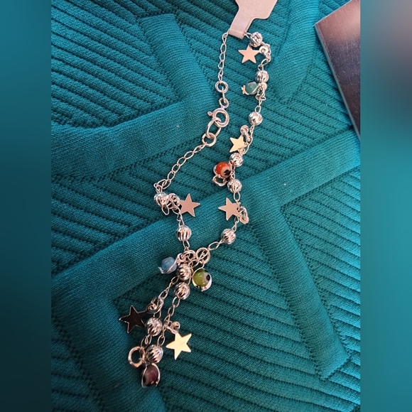 Sterling Silver Anklet .925 Fine Silver From México - Picture 4 of 4